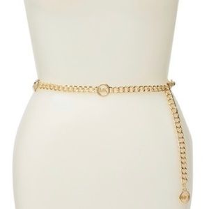 NWT Michael Kors Gold Chain Belt
